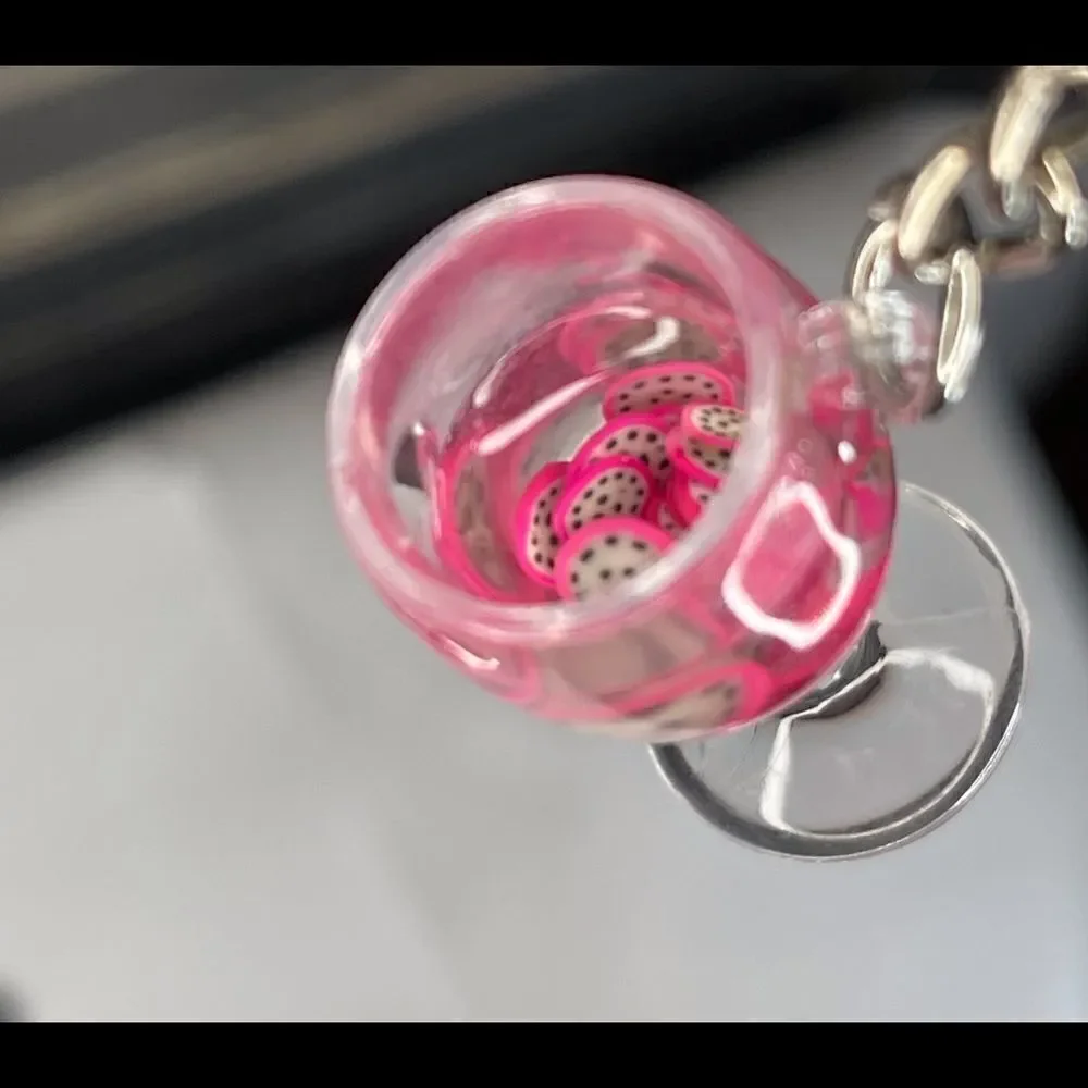 Pomegranate Goblet Keychain